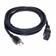 14AWG SJT Power Cord 2.5m/3m US Canada 3Prong Nema 5-15P 3Pin Male to IEC320 C19 Female Socket Power