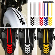 [SM]Fashion Motorcycle Motorbike Fender Reflective Warning Sticker Decals Decor