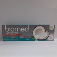 BIOMED SUPERWHITE WHITENING ENAMEL STRENGTH T/PASTE WITH COCONUT 100G