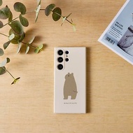 來點動物招牌棕熊純色矽膠SAMSUNG手機殼