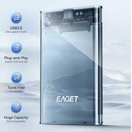 2.5" External Hard Drive Enclosure, USB 3.0 To SATA III Adapter, Plug And Play, Supports Up To 6TB H
