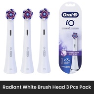 Oral B iO Series Radiant White หัวแปรงภาษาโปลิชคำลบฟันคราบและทันตกรรมแผ่นตรงกับ Oral B iO 5/7/8/9 series-Gothi2