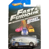 Hot Wheels Fast and Furious Nissan Skyline GTR R34 Plastic Black Spoiler WALMART