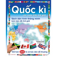 Book - Flags of countries around the world - smart stickers with world map