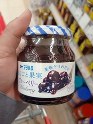 ecook ญี่ปุ่น แยม ผลไม้ ทาขนมปัง รส บลูเบอรี่  fuji hibg aohata fully fruit blueberry 250g