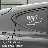 Track #3 Brno Czech Circuit sticker