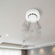 Tuya Compatible SMATRUL WiFi Smoke Alarm 90db Fire Protection Home Security Device  Tuya Serasi SMAT