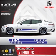👍👍 KIA STINGER CAR BODY STICKER SET STINGER - 03