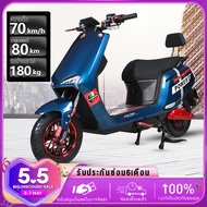 【lazbonus 3000+seller 600 บาท】【👍ตกแต่งสีแดง72V👍】CG มอเตอร์ไซค์ ไฟฟ้า 1200W ไฟฟ้า มอเตอร์ไร้แปรง สกูตเตอร์ไฟฟา ความเร็วสูงสุด 55 กม. / ชม electric motorcycle มอเตอร์ไซค์หนัก CHILWEE 72V22Aแบบ Lead Acid Battery(แบตเตอรี่ 12v/22Ah จำนวน 6ลูก)