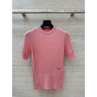 Original 2025 Latest Fen Womens SHort Sleeve Pink T-shirts Size：S_L 6Gt