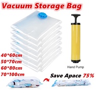 Vacuum Storage Bag Travel Clothes Storage Bag Compression Luggage Storage Bag with Hand Pump