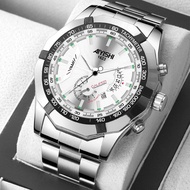 Watches For Mens Waterproof Wrist Watch Automatic Date Sports Clock Luxury Steel Watch Strap Fashionable Wristwatch Relogio Masculino