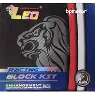 CERAMIC BLOCK 4 VALVE WAVE125 66MM LEO 4 VALVE BLOCK CERAMIC BLOCK RACING 66MM W125 LEO