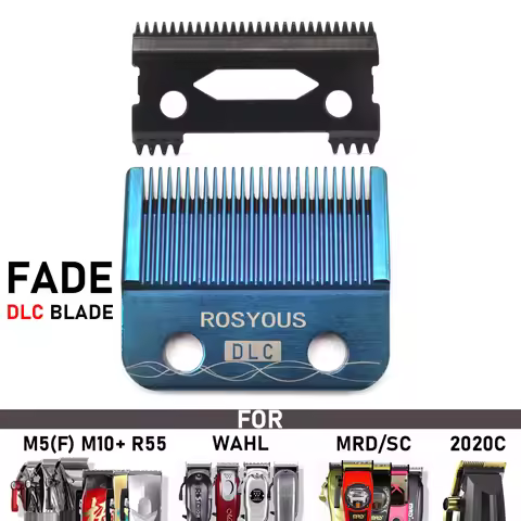 DLC Blade Professional Hair Clipper Accessories Ultra Thin Blade Trimmer Replacement for Madeshow/WA