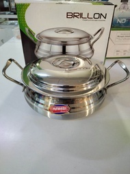 SERVING POT STAINLESS STEEL NAWABI HANDI