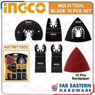 ♞,♘,♙INGCO Multi Tool Blade 15pcs Set for Oscillator Oscillating Tool AKTMT1502 INAC