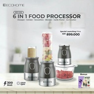 Ecohome EFP333 6-in-1 Food Processor