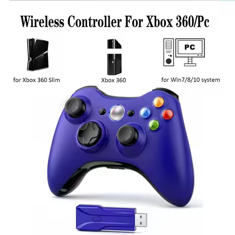 Xbox360 Wired/Wireless Game Controller Console Joypad For Win 7/8/10 Pc/ps3 Joystick Controle Mando 