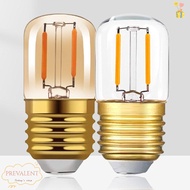 PREVALENT T28 Crystal Light Bulb, 1W Warm White LED Light Bulb, Home Chandelier 2200K E26 E27 Candle