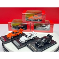 SC ART 1: 64 Porsche 935 Alloy Car Model Orange Color, White Color, Black Optional Alloy Material, D