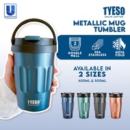 Original Tyeso Tumbler Stainless steel Coffee Mug Insulated Vacuum Cup Water Bottle 400ml 500ml