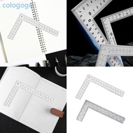 COLO Carpenter Framing Square Stainless Steel Square Ruler Metal L Shape Ruler Woodworking Measuring