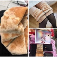 3D 6S fur-lined tights