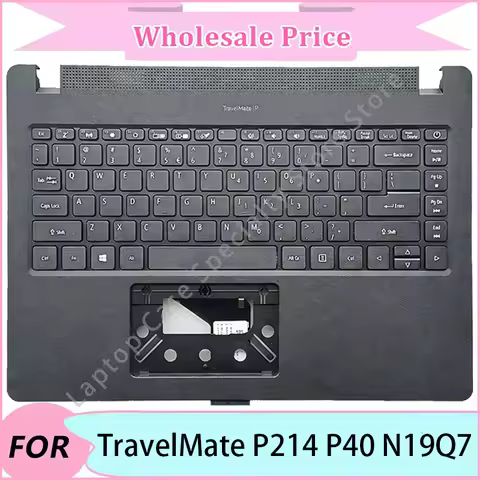 NEW For Acer TravelMate P214 P40 N19Q7 Upper Palmrest/Replacement Keyboards/US Keyboard