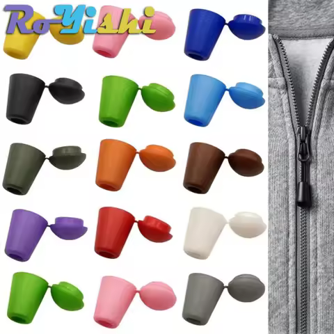 13/65/130Pcs Colorful Bell Stopper With Lid Lock Plastic Cord End Toggle Clip For Paracord Bag Cloth