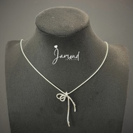 S999 Silver Little Knot Necklace  S999纯银简约结项链