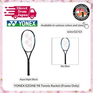 [YONEX] EZone 98 Tennis Racket Frame - Made in Japan, Aqua Night Black, Model 07EZ98 - JAPAN