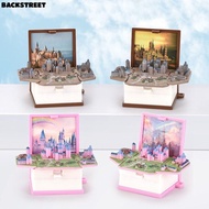 BACKSTREET Backpack Keychain Castle Book Fold  Anxiety Stress Relief