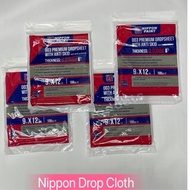 Nippon Drop Cloth /Thick plastic sheet /Drop Cloth 9ft x 12ft for Painting/ Renovation sheet /Painti