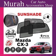 Mazda CX3 CX-3 Magnetic Fit Sunshade [6 PCS]