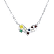 MARON สร้อยคอนพเก้า สร้อยคอเงินแท้ สร้อยคอหัวใจ พลอยแท้ ตามโหราศาสตร์ไทย | Nine Lucky Star Iconic He