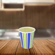 20PCS 8Oz/210gsm Stripe Design Paper Cup