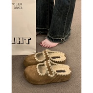 women shoes mary jane shoes Thick-Soled Baotou Birkenstocks - Autumn/Winter Mary Jane