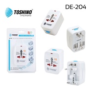 ปลั๊กแปลง Toshino Travel Adapter 4 in 1 รุ่น DE-204 / DE-204UC / DE-205 / DE-206