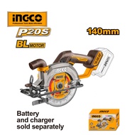 INGCO 20V Brushless Lithium Battery Cordless Circular Saw With 1pcs blade（Bare Unit) CSLI1402