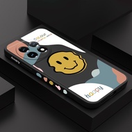Creative Color Smiley Phone Case For OnePlus 13R 13 11R 11 5G Comfortable Feel Cover