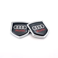 {Uu film pasting}3D Metal Car Emblem Badge Stickers Decal For Audi A4 B5 B6 A3 8P 8V 8L A5 A6 C6 C5 A1 A7 A8 Q2 Q3 TT RS3 RS4 Auto Accessories