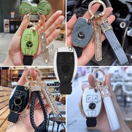 For Benz Mercedes CLA GLA GLC GLK AMG A C200 B200 S C E Class W213 Key Cover Sarung Kunci Kereta Key