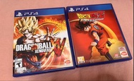 PS4 Dragon Ball Xenoverse 2 & Kakarot