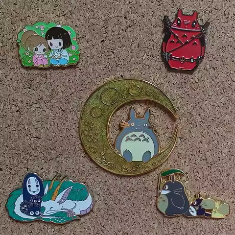 90‘s Classic Anime Movies Enamel Pins Lapel Pins Badges on Backpack Accessories for Jewelry Fashion 