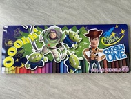 迪士尼反斗奇兵Toy Story 50色顏色筆全新日本 木顏色水彩Disney Marvel巴斯光年胡迪米奇老鼠原子筆書包返學用品玩具史迪仔迪士尼貼紙