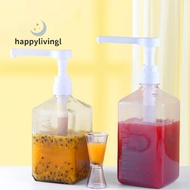 happylivingl 1600ml Liquid Dispenser with Scale, Coffee Syrup Bottle with Hydraulic Pump & Nozzle nu