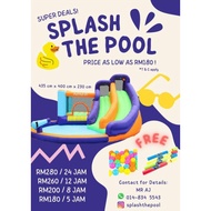 Splash The Pool Inflatable Bouncer Rental Sewa