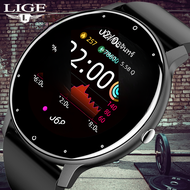LIGE ใหม่แฟชั่นสมาร์ทวอท์ชผู้ชาย Touch กีฬาสร้อยข้อมือ Waterproof Call Reminder นาฬิกาผู้ชาย Smartwatch ผู้หญิงสำหรับ Android Ios