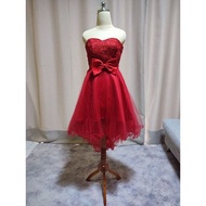 Clearance Sale Red bowtie ROM dress