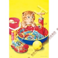 村松誠 玩水的小貓 Puzzle 砌圖 300pcs 插畫家 Makoto Muramatsu Jigsaw Puzzle 拼圖 水遊びの子猫 貓貓 貓仔 貓咪 貓喵 貓星人